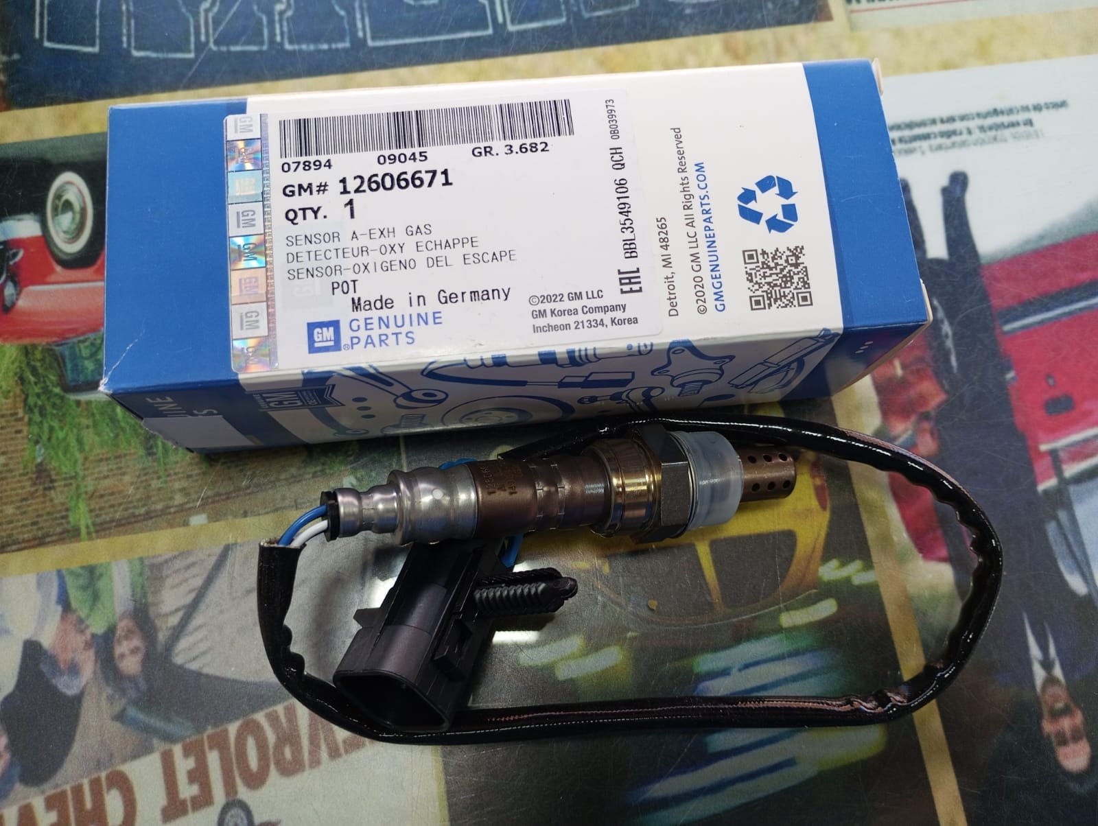 Sensor Oxigeno posición 1 Captiva 2.4
