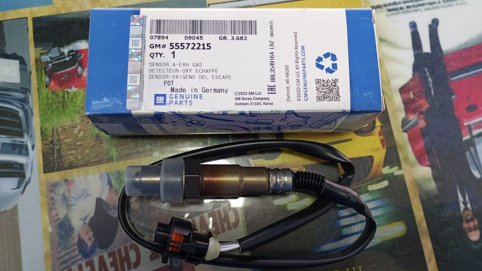 Sensor Oxigeno Cruze 1.8 / Tracker 1.8 / Sonic 1.6