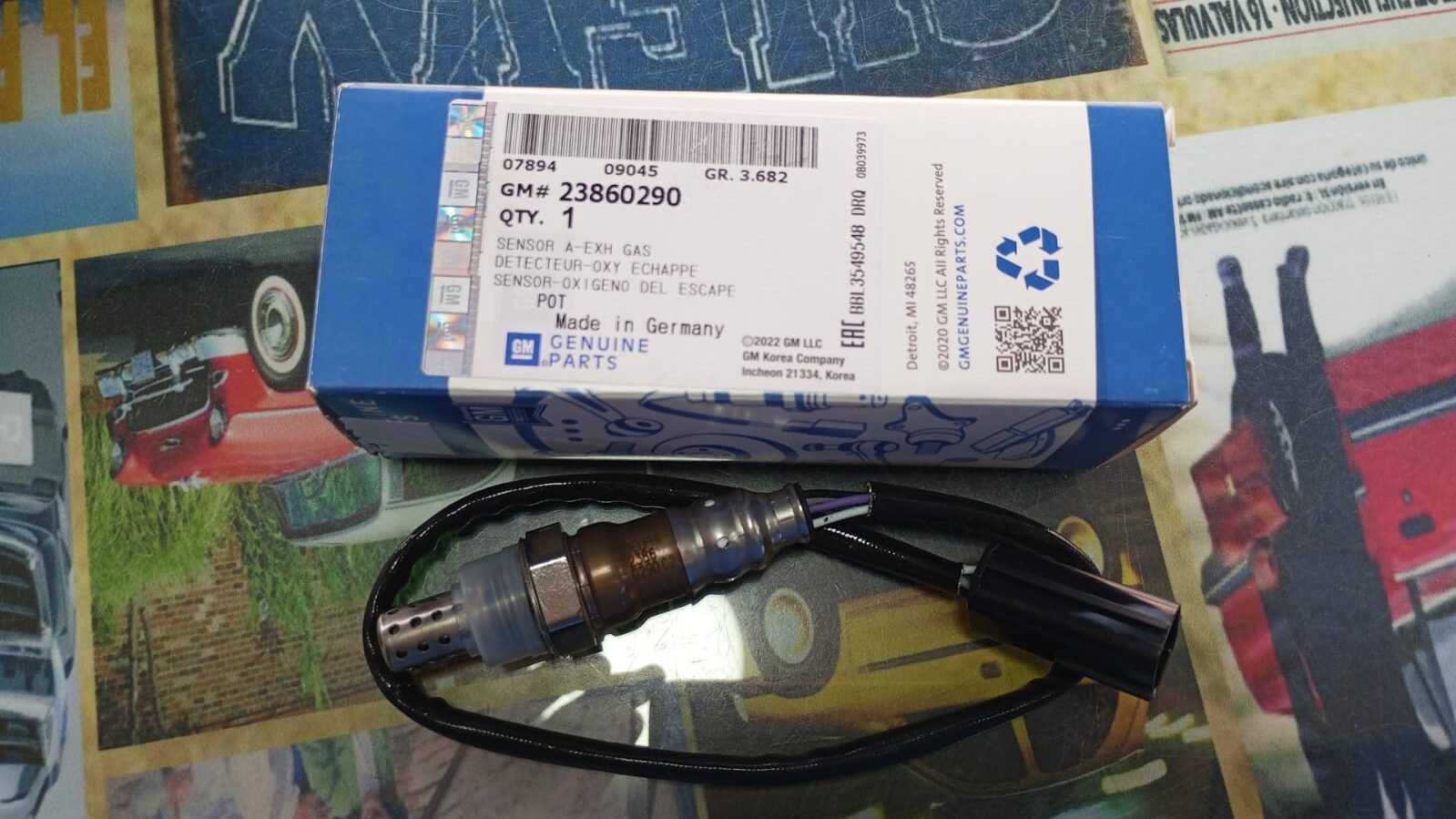 Sensor Oxigeno Spark Chronos / N-300 / N-200 / Sail